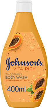 Johnson's Vita Rich With Papaya Extract Body Wash 400ml