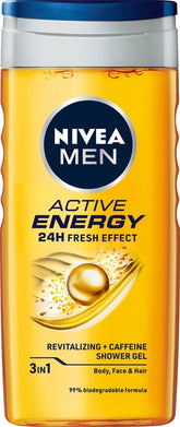 Nivea 3 In 1 Men Boost Shower Gel 250ml