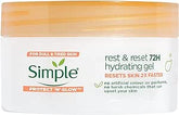Simple Water Boost Refreshing Hydro Gel Face Cream, Vegan, No Perfume And Alcohol, Dry Skin, 50Ml