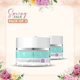 Eveline 40+ Hyaluronic & Collagen Face Cream 50ml (Pack of 2)