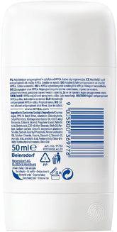 Nivea Deo stick Derma Dry Control, 96H Anti-Perspirant, Extreme Sweat Defense, For a Soft and Supple Feel on the Skin, 50ml