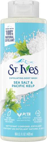 St Ives Sea Salt & Pacific Kelp Exfoliating Body Wash 473ml