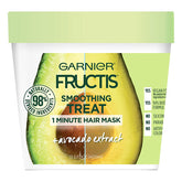 Garnier Fructis Smoothing Treat 1 Minute Hair Mask with Avocado Extract for Split Ends and to Add Shine 400ML