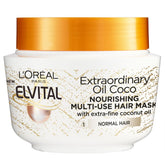 Loreal Elseve Coco Extraodinary Oil Hair Mask 300ML ماسك للشعر بزيت جوز الهند المكثف و المغذي من لوريال