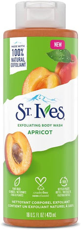 St Ives Exfoliating Body Wash Apricot White 473ml | 16Oz