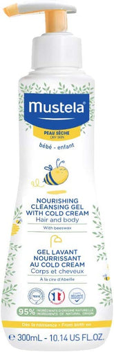 Mustela Nourishing Cleansing Gel with Cold Cream - 300 ml