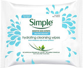 Simple Water Boost Cleansing Wipes 25'S