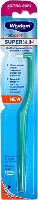 Wisdom Interspace Super Slim Tip Extra Soft Toothbrush
