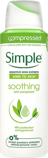 Simple Soothing Anti-Perspirant Deo Spray 125ML