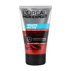 L'Oreal Men Expert Whit Activ Anti-Acne Volcano Brightening Foam Face Scrub 100ml