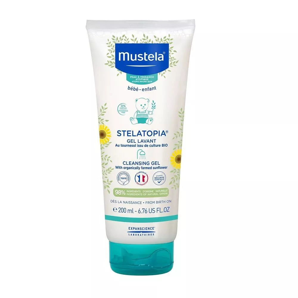 Mustela Stelatopia Cleansing Gel, 200 Ml