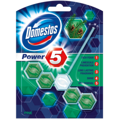 Domestos Power Toilet Block - 55 G (Pine)