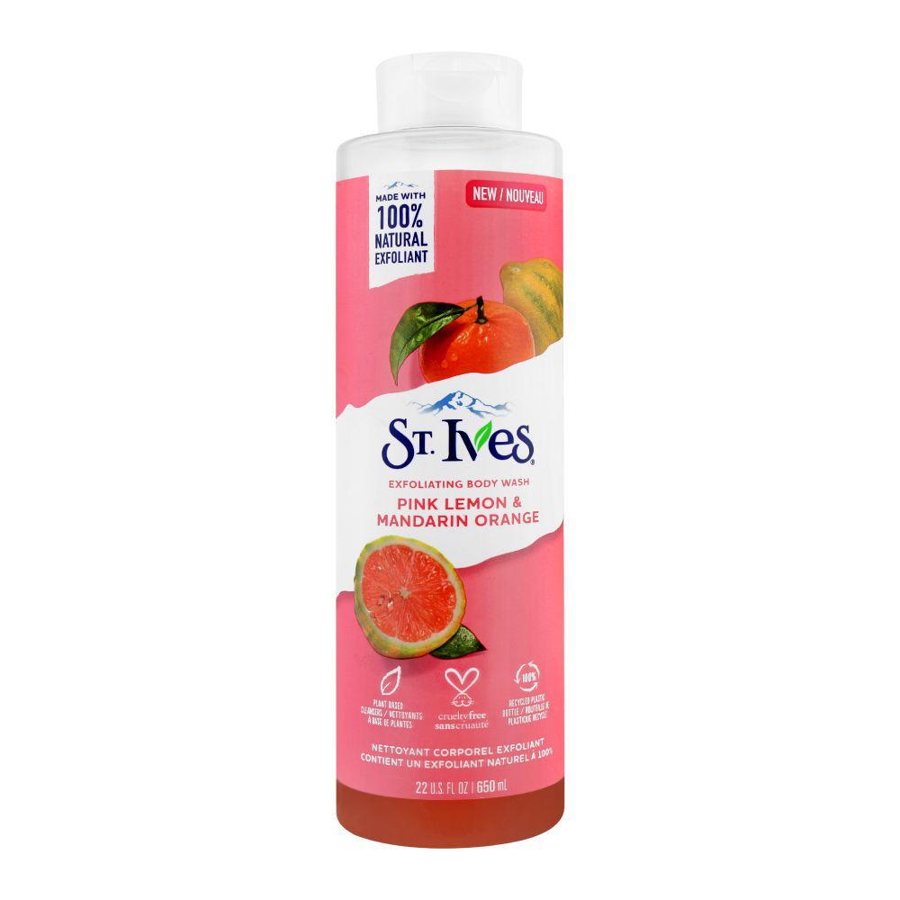 St Ives Lemon & Mandarin Orange Body Wash 650ml