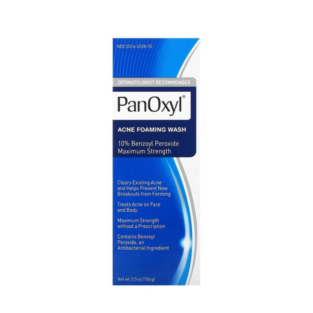 Panoxyl Acne Foaming Face Wash 156g