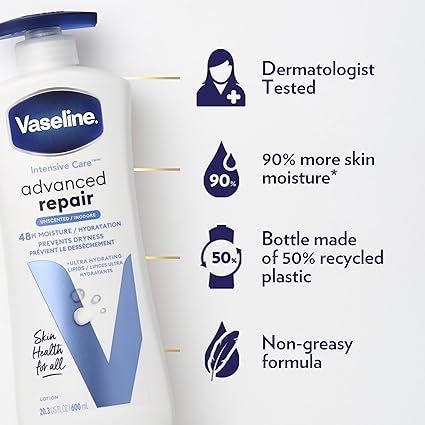 Vaseline Advance Repair Body Lotion 20.3Oz