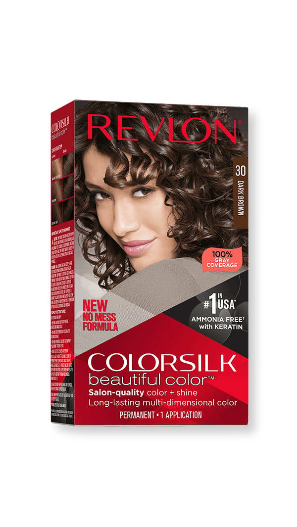 Revlon Color Silk Hair Colour - 30 Dark Brown