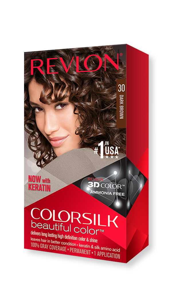 Revlon Color Silk Hair Colour - 30 Dark Brown