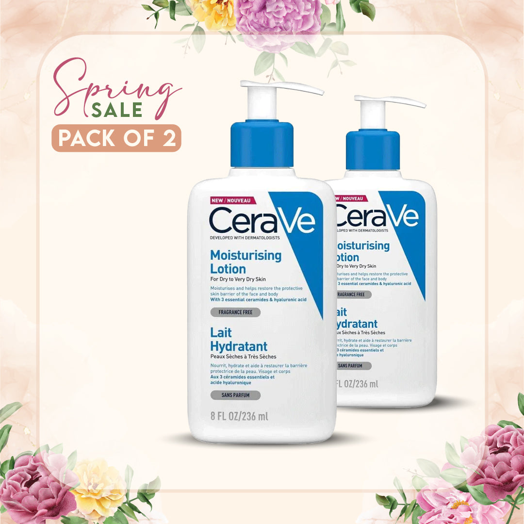 Cerave Moisturizing Lotion 236ml (Pack of 2)