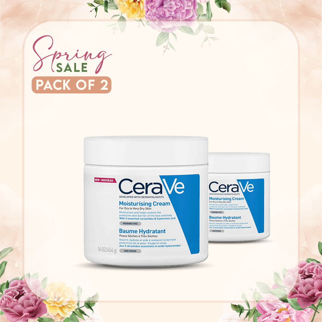 Cerave Moisturizing Cream 454ml (Pack of 2)