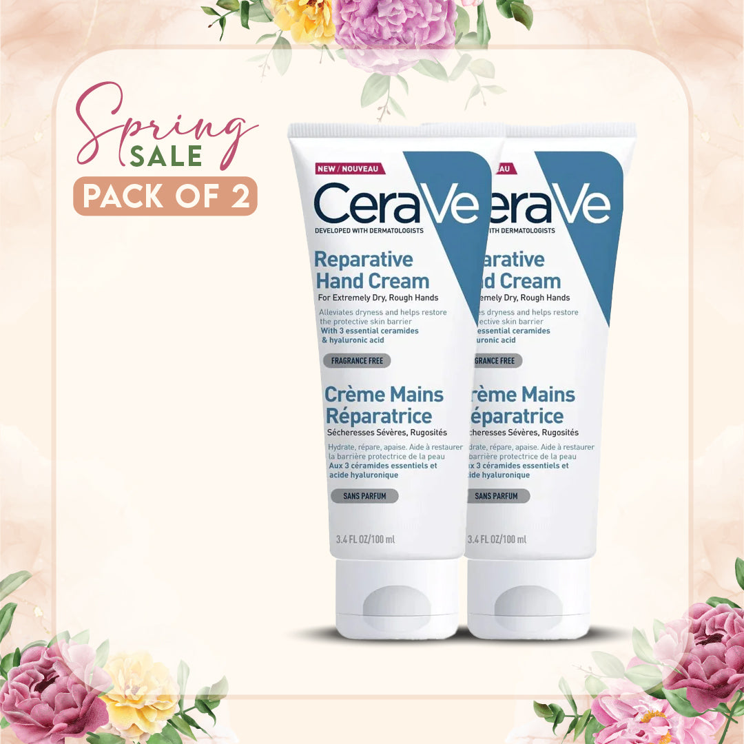 Cerave Extremely Dry Reparative Hand Cream 100ml Pack of 2