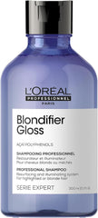 L'Oréal Professionnel Serie Expert Blondifier Gloss Shampoo, Protects and Brightens Highlighted and Blonde Hair 300ml