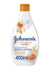 Johnson's Vita Rich Yogurt Honey & Oats Body Lotion 400ml