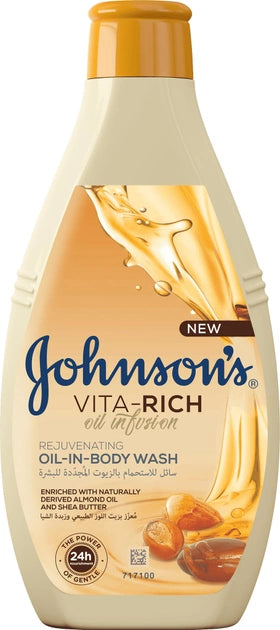 Johnson's Infusion Almond Oil & Shea Butter Bath Wash 400ml