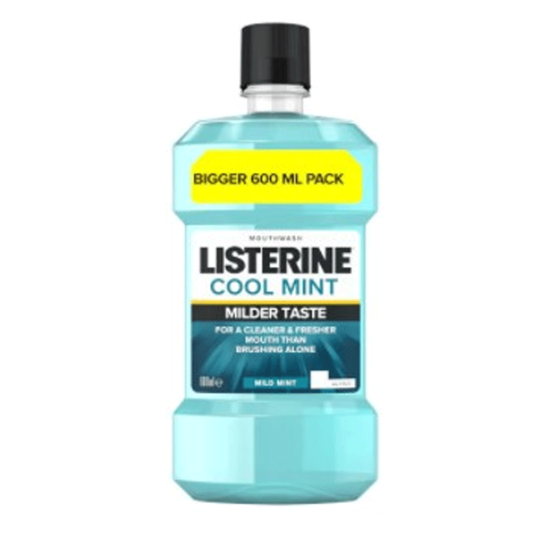 Listerine Cool Mint Mild Mouth Wash 600ml