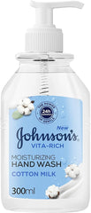 Johnson's Vita Rich Moisturizing Cotton Milk Hand Wash 300ml