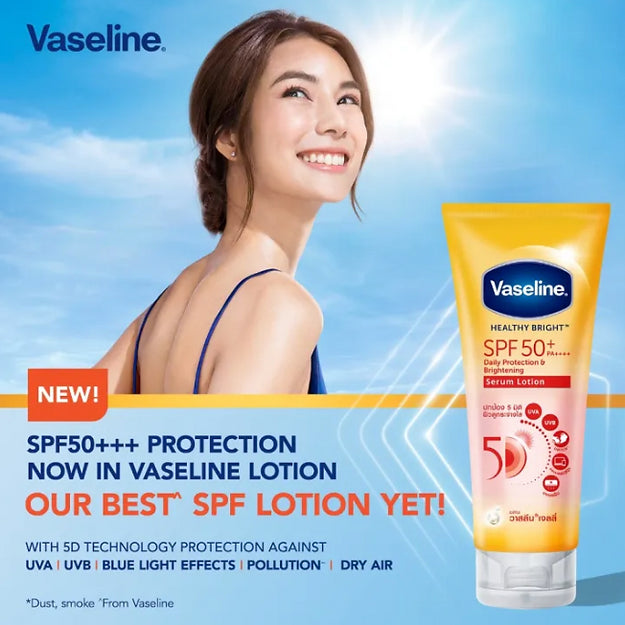 Vaseline Healthy Bright SPF 50+ PA++++ Daily Protection and Brightening Serum (300mL)