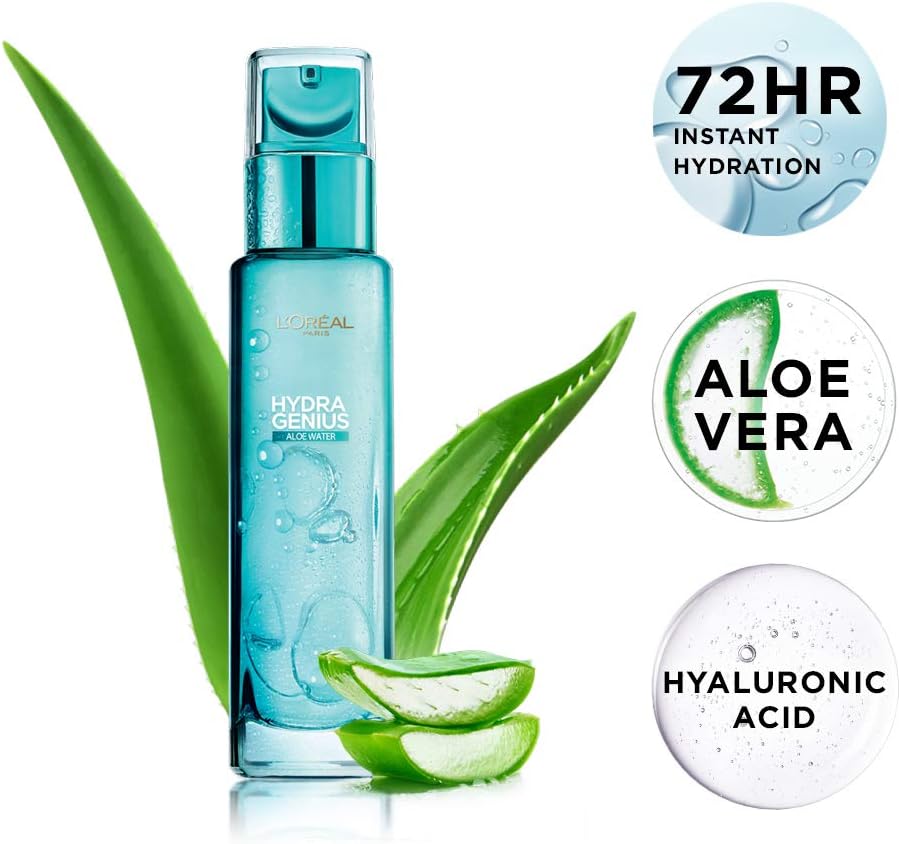 Loreal Hydra Genius 72H Aloe Water Liquid Moisturizer - 70ml