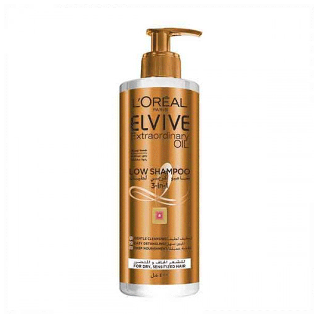 Loreal Elvive Extra Ordinary Oil Low Shampoo 400ml