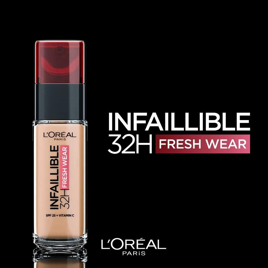 Loreal Infaillible 24H Fresh Wear Foundation - 145 Rose Beige