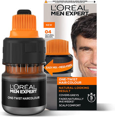 Loreal Men Expert One Twist Hair Color -  04 Natural Brown