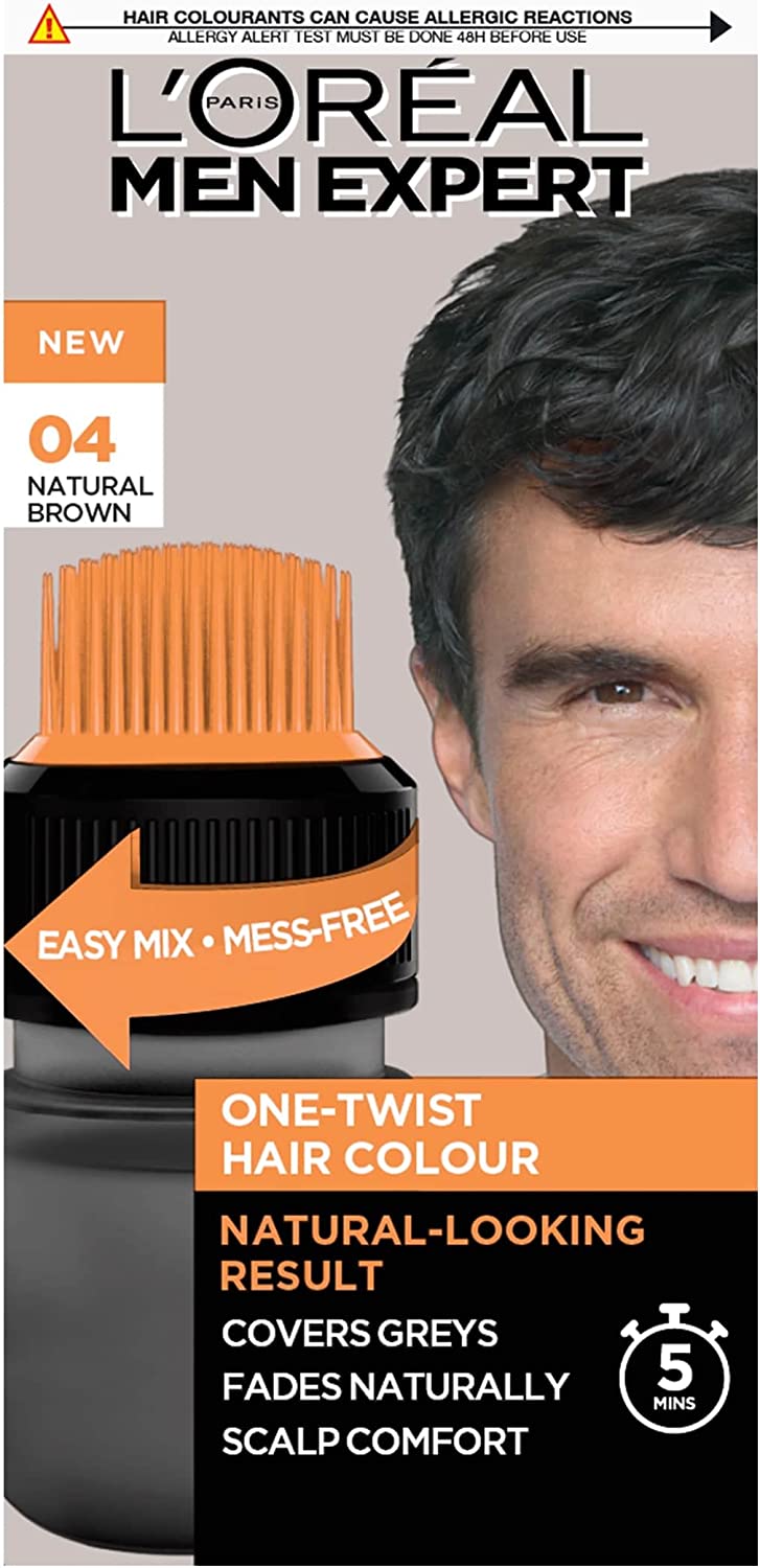 Loreal Men Expert One Twist Hair Color -  04 Natural Brown