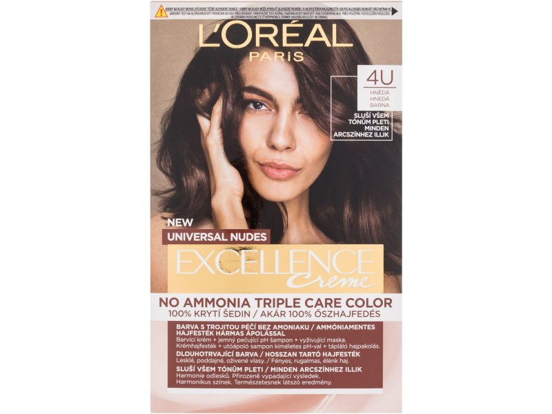 Loreal Paris Excellence Creme Triple Protection -  4U Brown 48ml