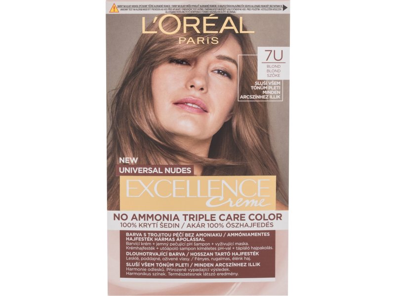 Loreal Paris Excellence Creme Triple Protection - 7U Blond 48ml