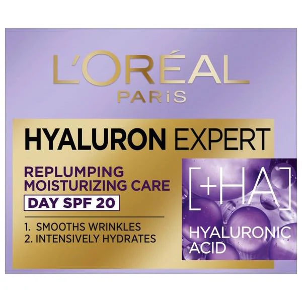 Loreal SPF20 Hyaluron Replumping Day Cream 50ml