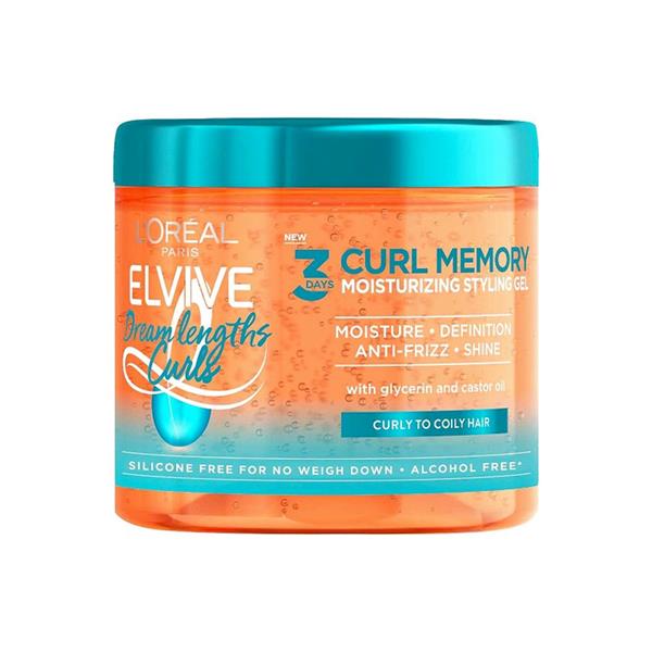 Loreal Elvive 3 Curl Memory Moisturizing Styling Gel 400ml