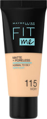 Maybelline Fit Me Tube Foundation - 115 Ivory 30ml