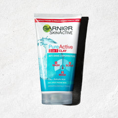 Garnier Pure Active 3 In 1 Cleansing Tube 150ml