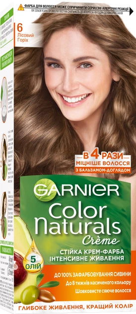 Garnier Color Naturals Permanent Hair Dye - 6 Hazelnut - Hair Color