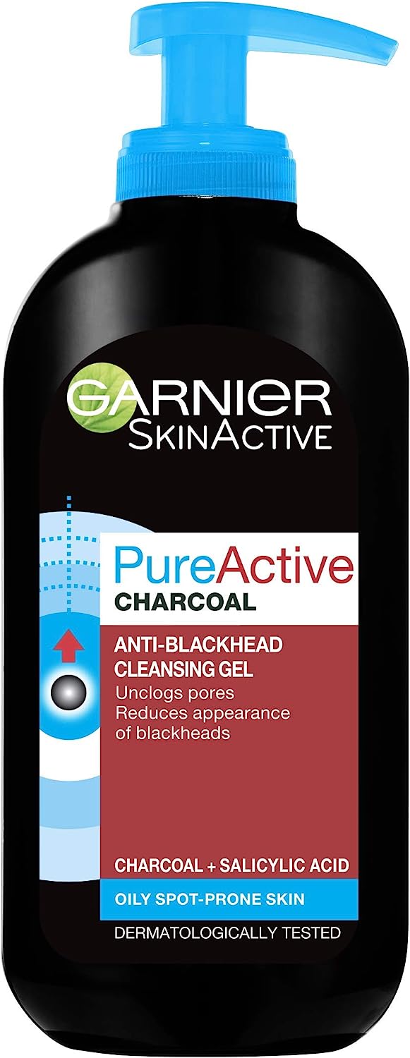 Garnier Pure Active Charcoal Cleansing Gel 200ml