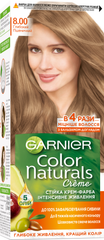 Garnier Color Naturals Permanent Hair Dye - 8.00 Deep Wheat - Hair Color