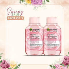 Garnier Rose Micellar Water 100ml (Pack of 2)