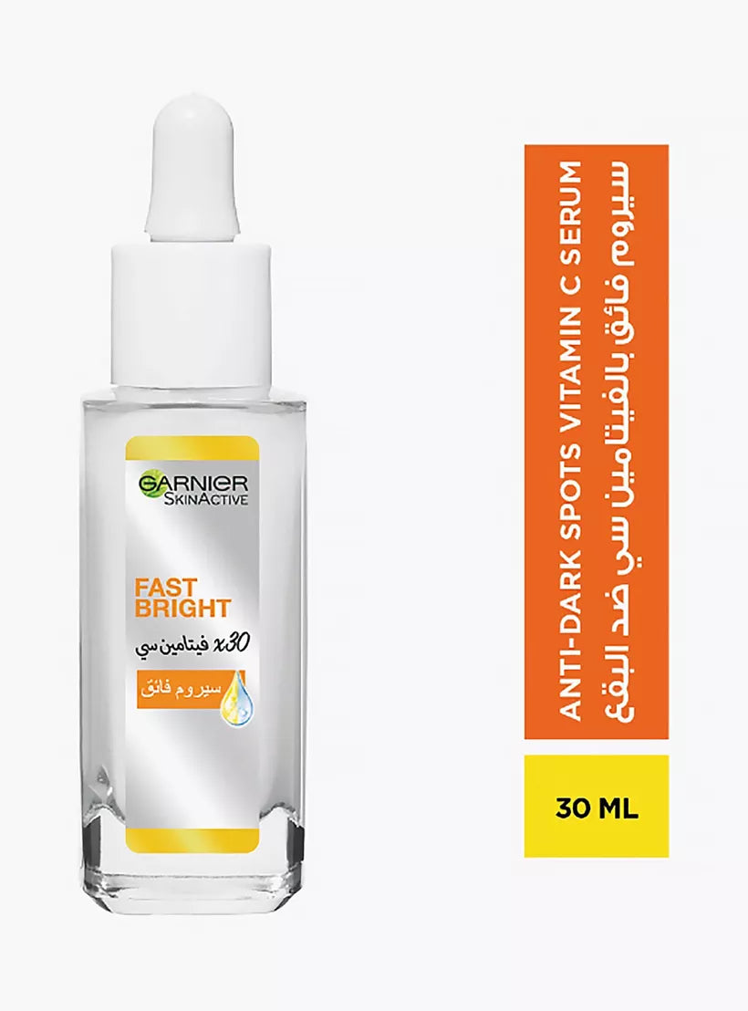 Garnier Fast Bright Vitamin C Booster Face Serum 30ml