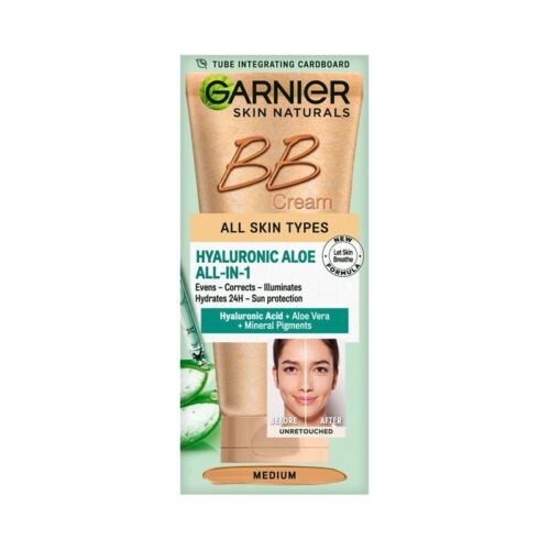 Garnier Hyalurnic Aloe All In 1 Bb Cream - Classic Medium 50ml