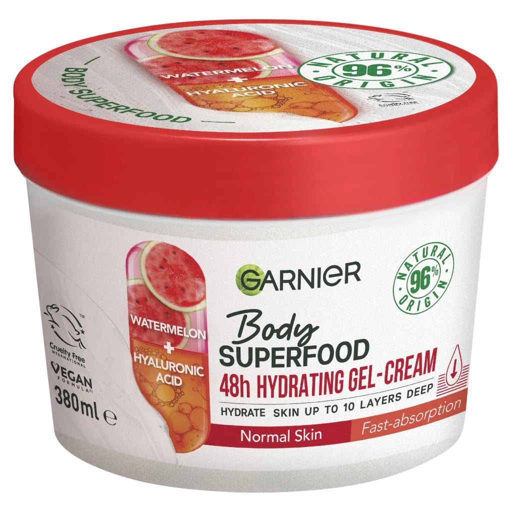 Garnier Watermelon Body Superfood Hydrating Cream 380ml