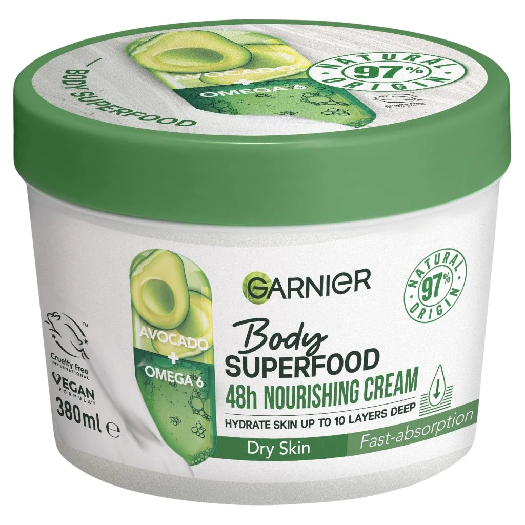 Garnier Avocado Body Superfood Nourishing Cream 380ml