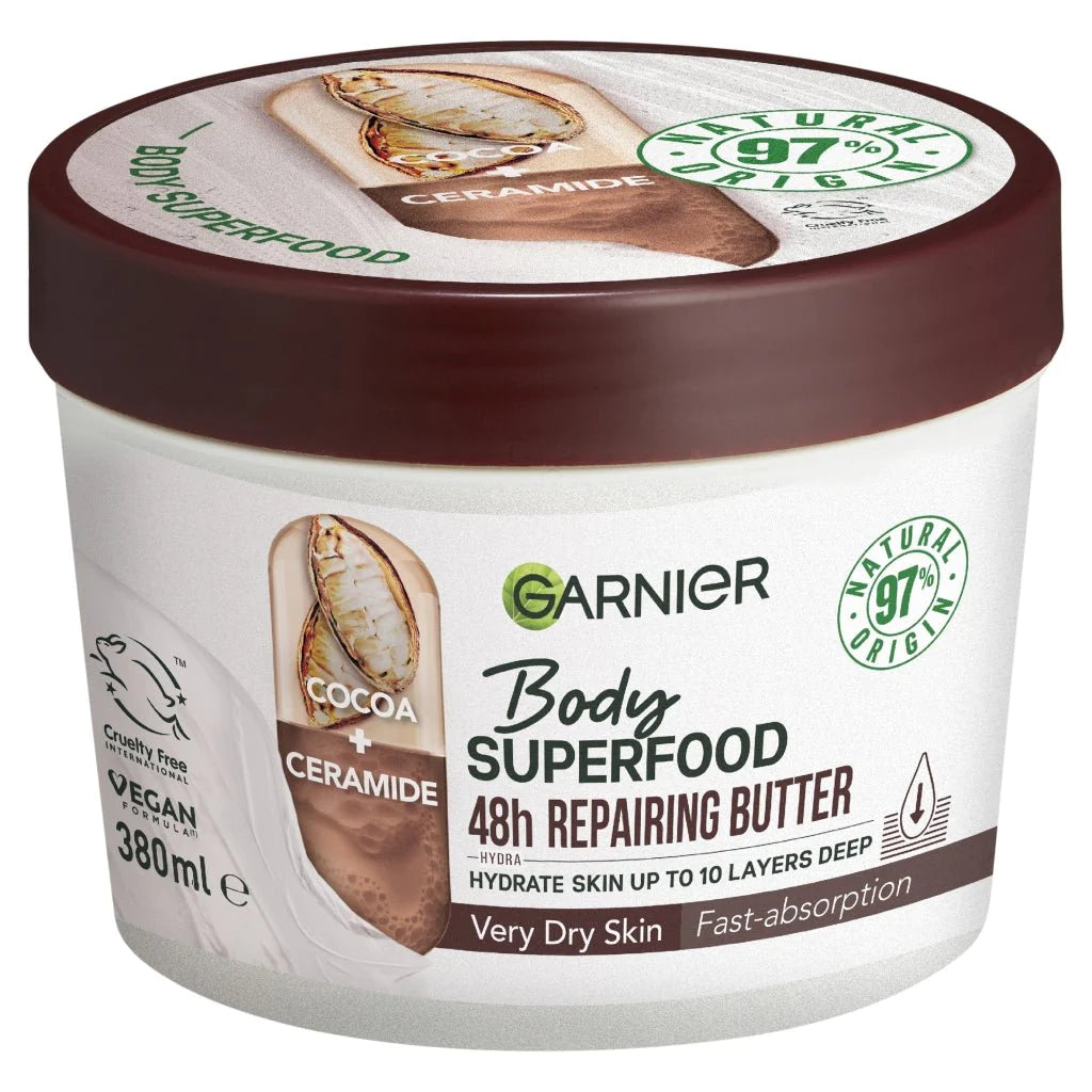 Garnier Cocoa Body Superfood Repairing Cream 380ml